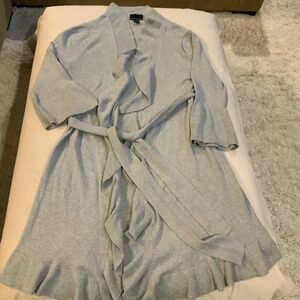 Cynthia Rowley Grey Sz L Bathrobe